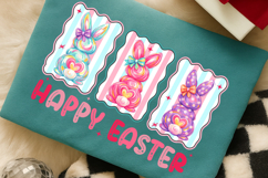 Bunny Coquette Bow PNG, Brushstroke bunny easter PNG Product Image 2