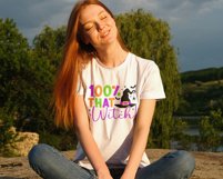100 That Witch SVG, Halloween 100 that witch T Shirt Design Product Image 6