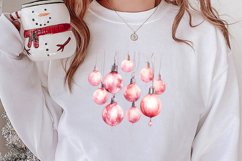 Pink Tis The Season Christmas Sublimation, Christmas Clipart Product Image 2