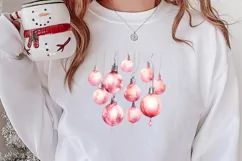 Pink Tis The Season Christmas Sublimation, Christmas Clipart Product Image 2