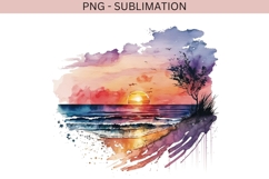 Sunset png design for T-shirts Product Image 2