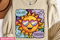 You are enough PNG, Motivational Sublimation Q Product Image 3