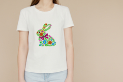 Bunny of flowers Embroidery Designs Product Image 2