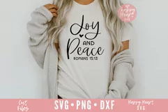Joy And Peace SVG / Christian SVG / Faith SVG Product Image 1