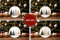 Boho Christmas Tree Ornament Designs, Christmas Gift Tags Product Image 2