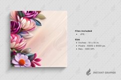 Beautiful Decorated Floral Background generative ai Product Image 1