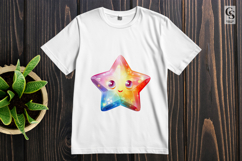 Cute Crystal Star Clipart Sublimation PNG Product Image 2
