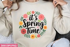 It&#039;s Spring Time PNG, Hello Spring Sublimation PNG Product Image 3