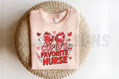 Cupid's Favorite Nurse PNG, Nurse Sublimation PNG Product Image 2