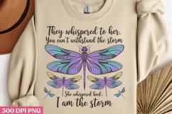 They whispered to her PNG, Dragonfly Sublimation PNG Product Image 3