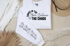 Dance in the storm embrace the chaos Sleeve SVG Product Image 2