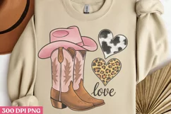 Love PNG, Western Valentine Sublimation PNG Product Image 3