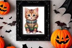 Christmas Cats Sublimation Clipart, Christmas Cats Clipart Product Image 2