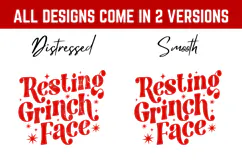 Retro Christmas Svg, Festive Holiday Quote svg Product Image 2