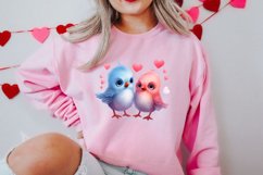 Couple Animal Valentines Day Clipart, Watercolor Couple Product Image 2