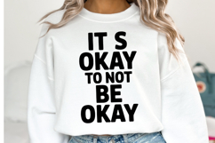 It&#039;s Okay to not be okay Svg | Svg Cut Files | Shirt Svg Product Image 1