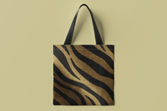 Gold Black Stripes Digital Paper Product Image 2