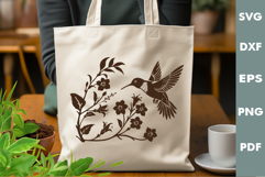 Hummingbird Design, Cutting board, Laser cut, Cricut svg Product Image 2
