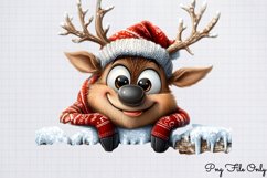 Christmas deer Reindeer clipart PNG Product Image 1