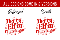 Retro Christmas Svg, Festive Holiday Quote svg Product Image 2