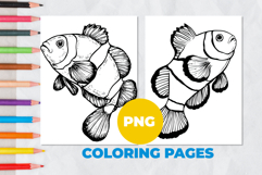 Clown fish Coloring Pages | Coloring book Product Image 1