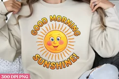 Good Morning Sunshine PNG, Retro Positive Sublimation PNG Product Image 1