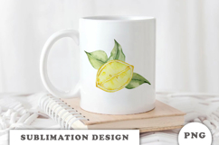 Watercolor Lemons composition png Product Image 2