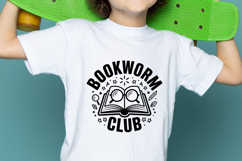 Bookworm Club Reading Lover SVG PNG Product Image 2