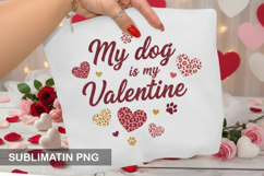 My dog is my Sublimation - Valentine Sublimation PNG Design Product Image 1