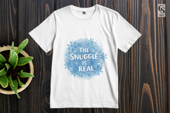 The Snuggle Is Real Clipart Sublimation PNG Product Image 2