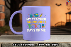 My Teacher Survived 100 Days of Me Pop It PNG Product Image 3