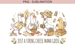 String cheese goose png design for T-shirts Product Image 2