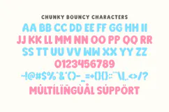 Chunky Bouncy - Cute Bubble Font Product Image 2