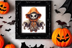 Cowboy Ghost Sublimation Clipart, Watercolor Clipart Product Image 2
