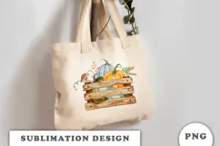 Watercolor Autumn Pumpkins png Product Image 2