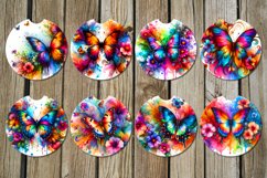 Bright Butterfly | Car coaster &amp; key chain sublimation Product Image 2