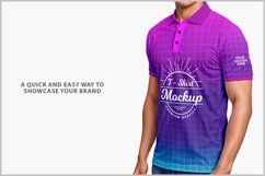Man Wearing a Polo Shirt Mockup Product Image 2