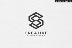 initial letter S logo line style vector design Product Image 1