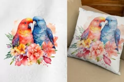 Parrot Watercolor Sublimation PNG, Paradise Png, Bird PNG Product Image 2