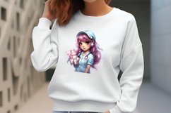 Unicorn Nurse Clipart, Unicorn Nurse Sublimation Product Image 2