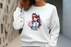 Unicorn Nurse Clipart, Unicorn Nurse Sublimation Product Image 2