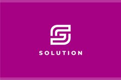 Letter S round logo design vector template Product Image 2
