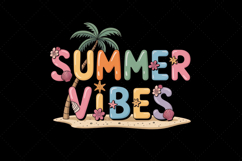 Playful Summer Vibes Rainbow Balloon Letters with Seashells Product Image 2