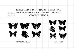 Butterfly svg, Butterfly Sublimation, Celestial svg files Product Image 2