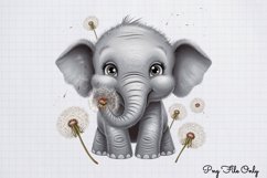 Blowing Dandelions Clipart Bundle PNG Product Image 3
