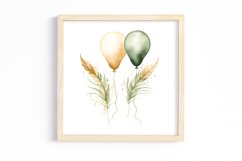Green Boho Baby Shower Sublimation Product Image 2