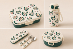 Cute Rabbit Seamless Pattern PNG Product Image 2