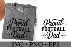 Proud Football Dad Svg | Game Day Svg | Shirt Svg Product Image 3