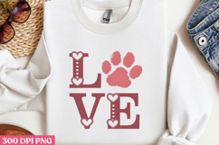 Love PNG, Valentine Dog Sublimation PNG Product Image 2