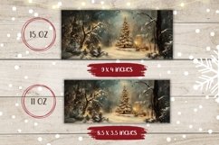 Christmas Tree Mug Sublimation, Cozy Winter Mug Wrap Product Image 2